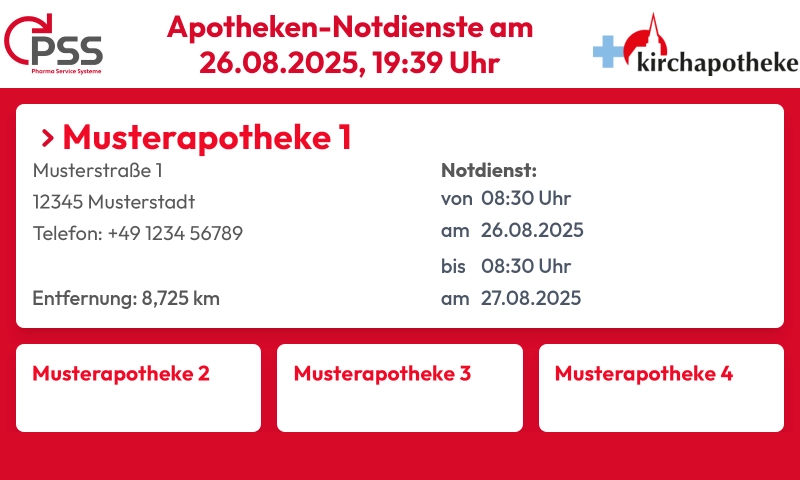 Anzeige 7Zoll
